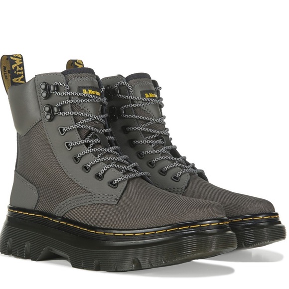 NWT Dr. Martens Tarik Utility Boots (unisex) Gunmetal AJAX+EX TOUGH 50/50+HYDRO - Picture 9 of 16